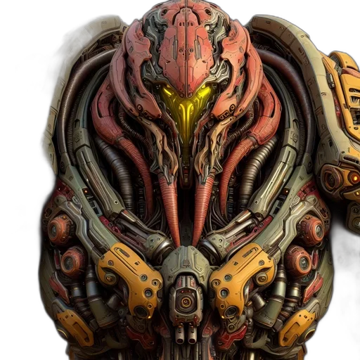 mask, face, robot, creature transparent PNG cut-out