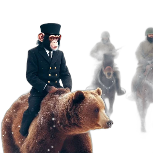 animal, concept art, fantasy art, snow transparent PNG cut-out