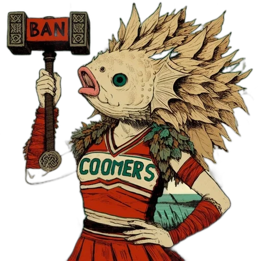 staff, animal, creature, hair transparent PNG cut-out