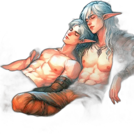 fantasy art, watercolor, concept art, pixel art transparent PNG cut-out