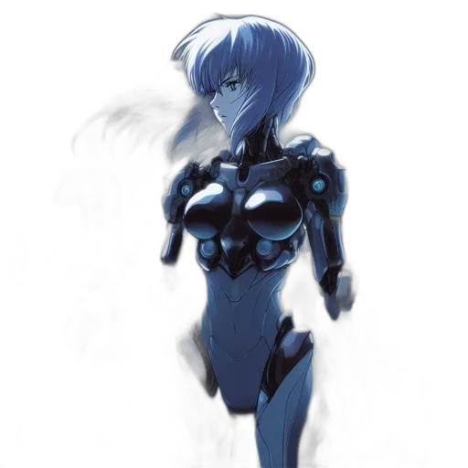 robot, dress, weapon, creature transparent PNG cut-out