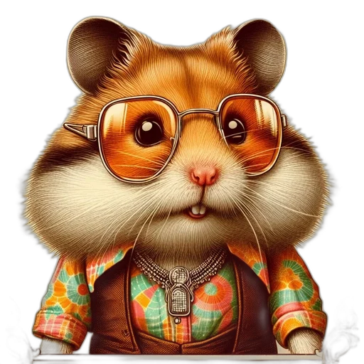 animal, jacket, staff, photorealistic transparent PNG cut-out
