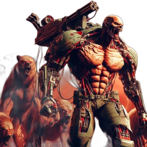 concept art, comic book art, 3d render, fantasy art transparent PNG cut-out