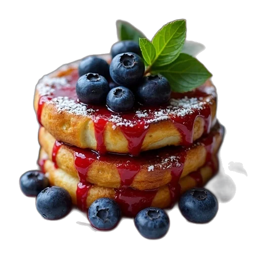 food, crown, photorealistic, blueberry transparent PNG cut-out