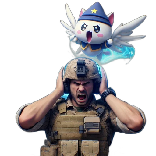 weapon, staff, animal, creature transparent PNG cut-out