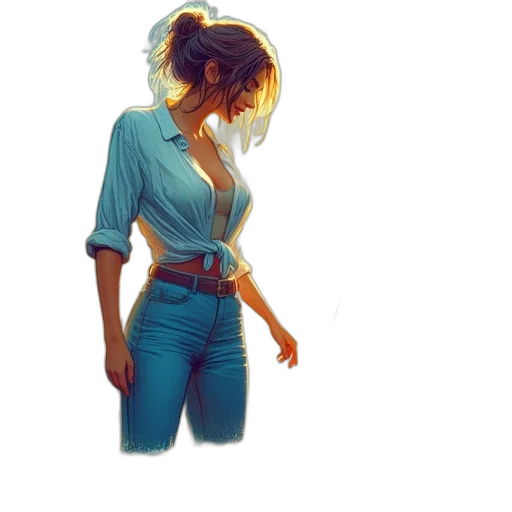 staff, jacket, weapon, dress transparent PNG cut-out