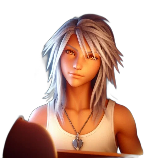 face, hair, staff, fantasy art transparent PNG cut-out