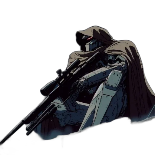 weapon, sword, jacket, robot transparent PNG cut-out