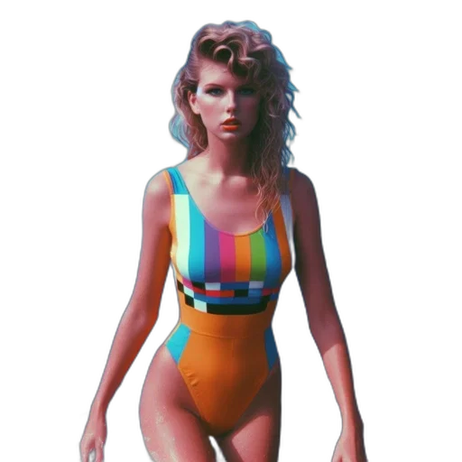dress, jacket, concept art, vaporwave transparent PNG cut-out