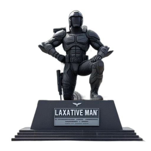 robot, concept art, large, black transparent PNG cut-out