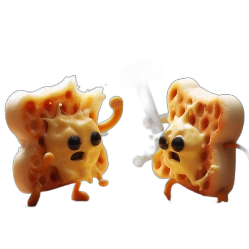 food, creature, jewelry, 3d render transparent PNG cut-out