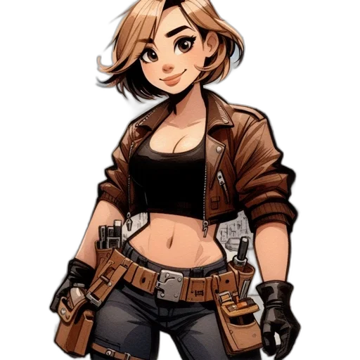 jacket, weapon, staff, concept art transparent PNG cut-out