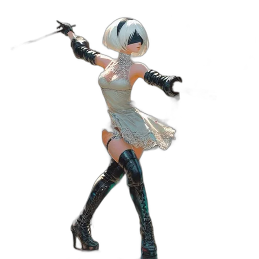 weapon, staff, robot, sword transparent PNG cut-out