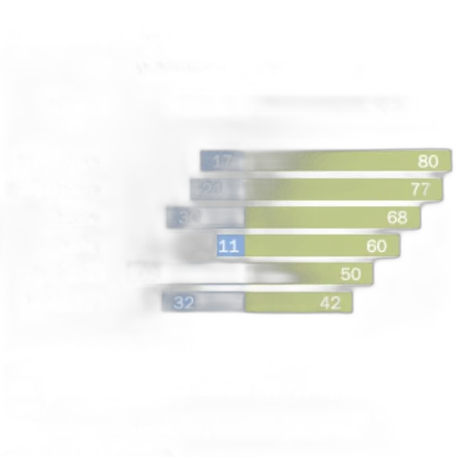 chart, shows, percentage, people transparent PNG cut-out