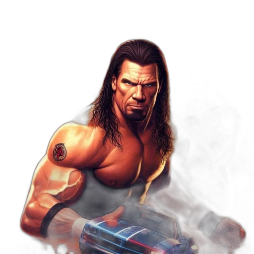 weapon, robot, hair, comic book art transparent PNG cut-out