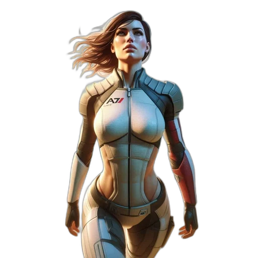 robot, comic book art, concept art, 3d render transparent PNG cut-out