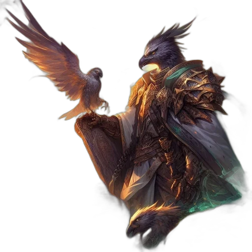 dragon, staff, weapon, fantasy art transparent PNG cut-out