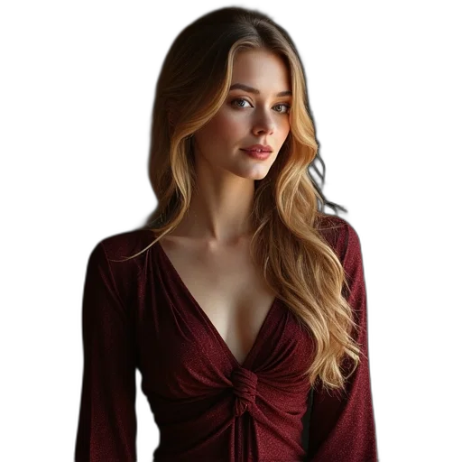 dress, jewelry, jacket, staff transparent PNG cut-out