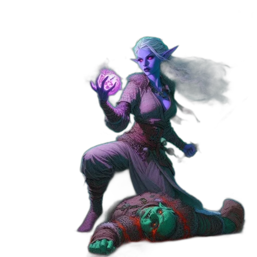 staff, dragon, creature, weapon transparent PNG cut-out