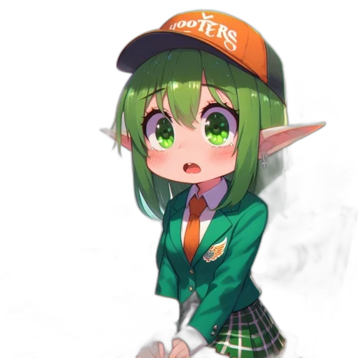 dragon, staff, hat, creature transparent PNG cut-out
