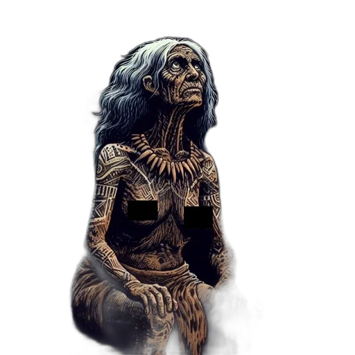 creature, dress, mask, face transparent PNG cut-out