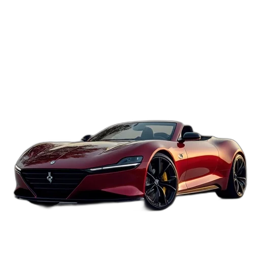 car, 3d render, photorealistic, concept art transparent PNG cut-out