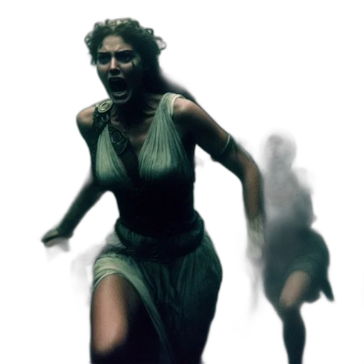dress, creature, face, concept art transparent PNG cut-out