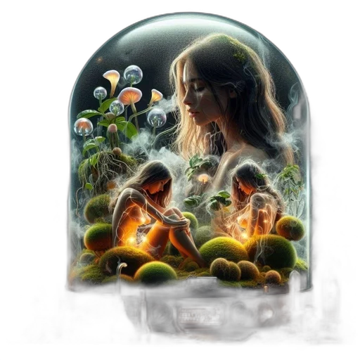 concept art, fantasy art, photorealistic, oil painting transparent PNG cut-out