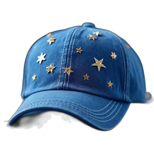 hat, crown, staff, 3d render transparent PNG cut-out