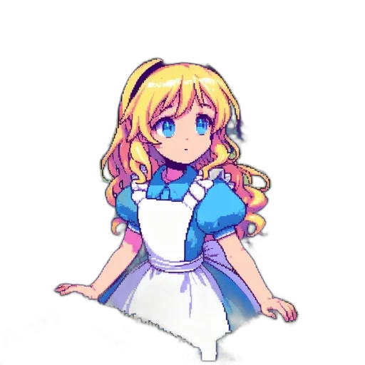 dress, staff, robot, creature transparent PNG cut-out