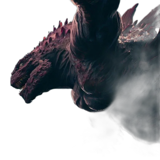 dragon, creature, animal, staff transparent PNG cut-out