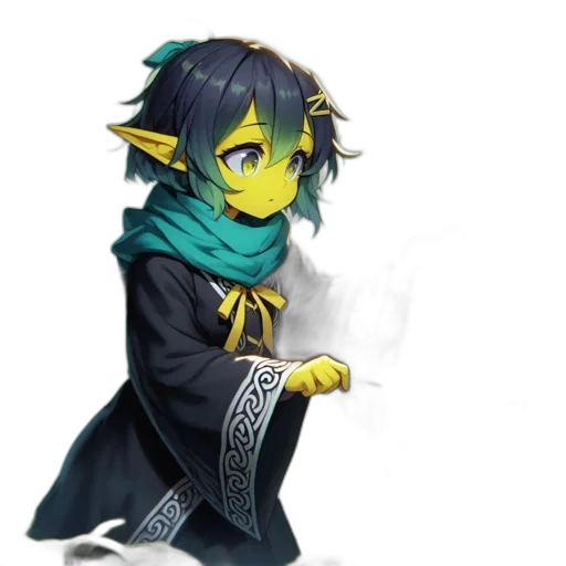 staff, mask, dragon, fantasy art transparent PNG cut-out