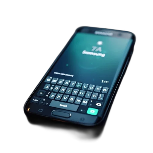 3d render, photorealistic, samsung, app transparent PNG cut-out