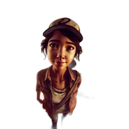 hat, face, staff, weapon transparent PNG cut-out
