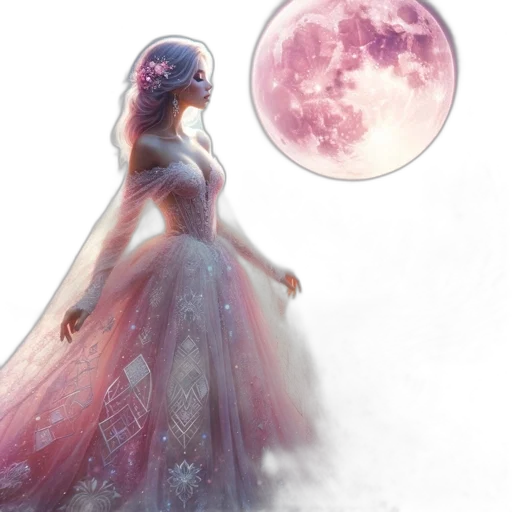 dress, concept art, fantasy art, watercolor transparent PNG cut-out