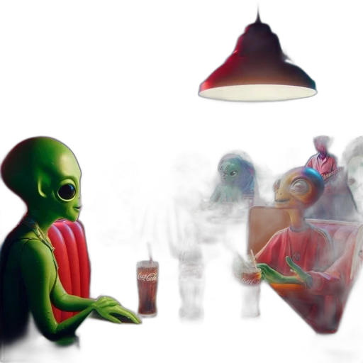 creature, food, mask, robot transparent PNG cut-out