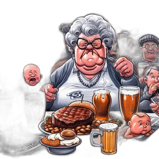 food, concept art, animated, pub transparent PNG cut-out