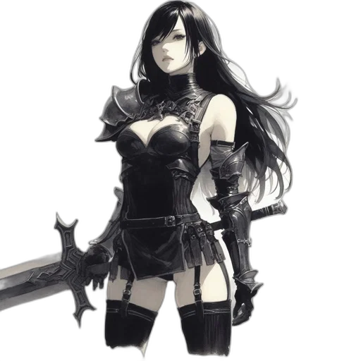 sword, weapon, staff, fantasy art transparent PNG cut-out