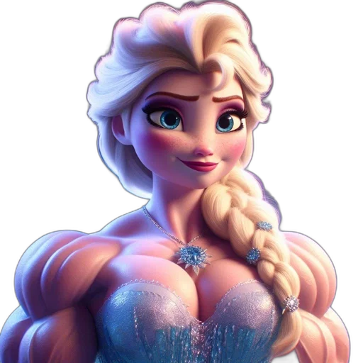 dress, crown, face, hair transparent PNG cut-out