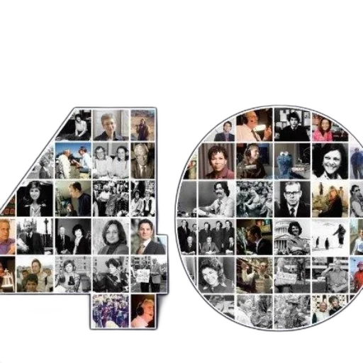 npr, first, forty, years transparent PNG cut-out
