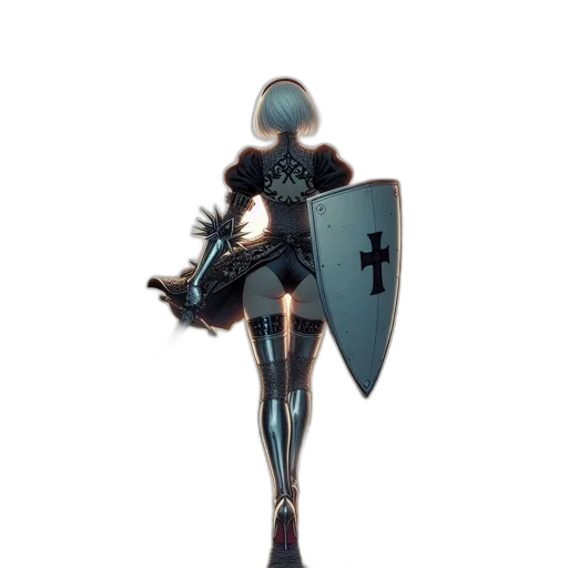 sword, robot, staff, weapon transparent PNG cut-out