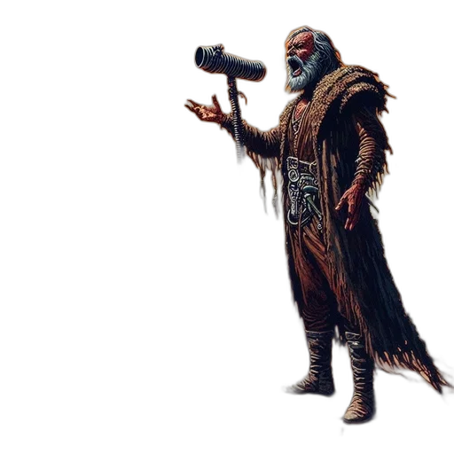 staff, creature, weapon, mask transparent PNG cut-out