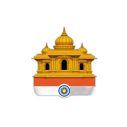 crown, building, pixel art, 3d render transparent PNG cut-out