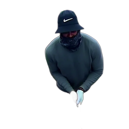 hat, jacket, mask, face transparent PNG cut-out