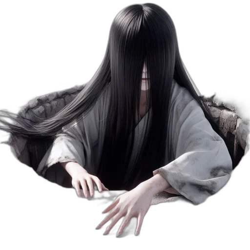 hair, mask, creature, face transparent PNG cut-out