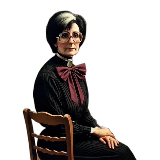 staff, face, furniture, dress transparent PNG cut-out