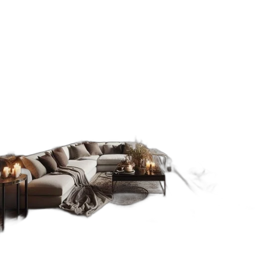 furniture, 3d render, photorealistic, concept art transparent PNG cut-out