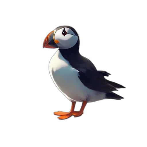 animal, staff, creature, 3d render transparent PNG cut-out