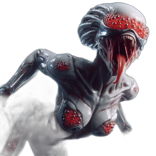 creature, robot, mask, face transparent PNG cut-out