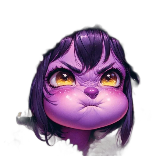 face, creature, staff, concept art transparent PNG cut-out